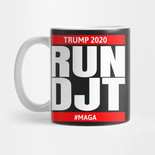 RUN DJT (Donald J Trump) Mug